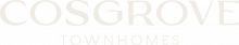 Cosgrove Townhomes logo.